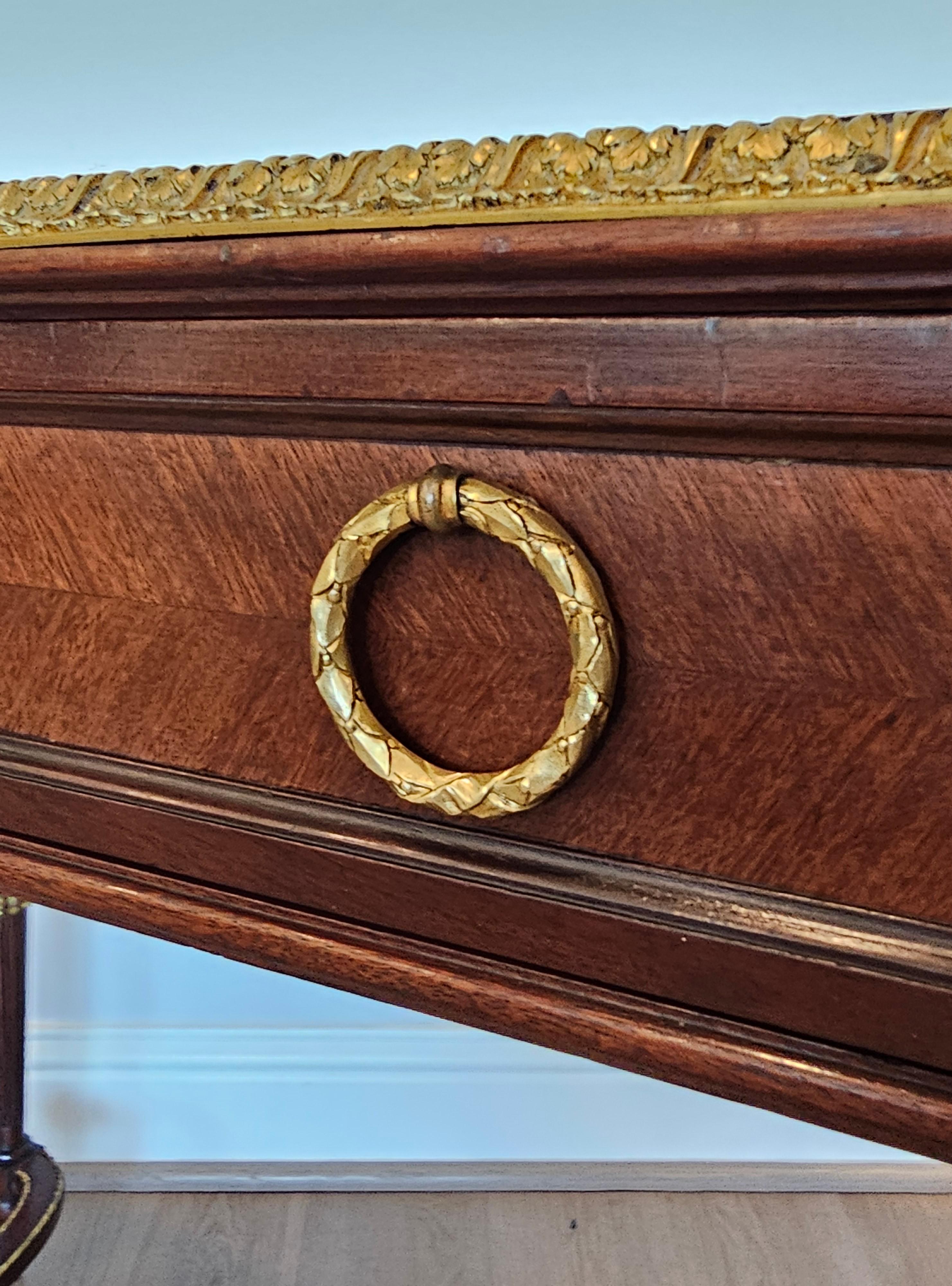 Table à écrire de style Louis XVI signée Maison Forest - Fin du 19e siècle en vente 6