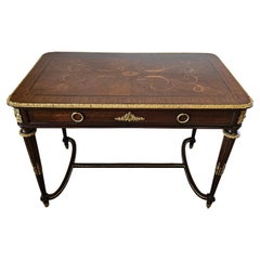 Maison Forest Signed French Louis XVI Style Writing Table - Late 19th Century
