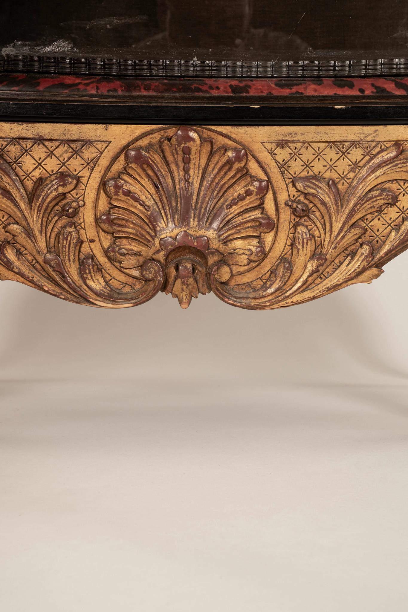 20ième siècle Maison Franck  Vitrine en écaille de style Louis XV en vente