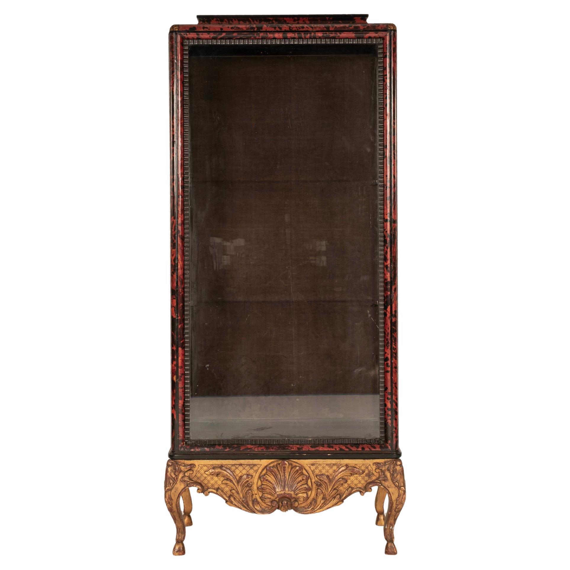 Maison Franck  Vitrine en écaille de style Louis XV en vente