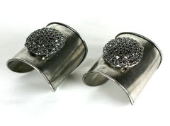 Maison Goossens for Yves Saint Laurent  Artisan Crystal Cuffs