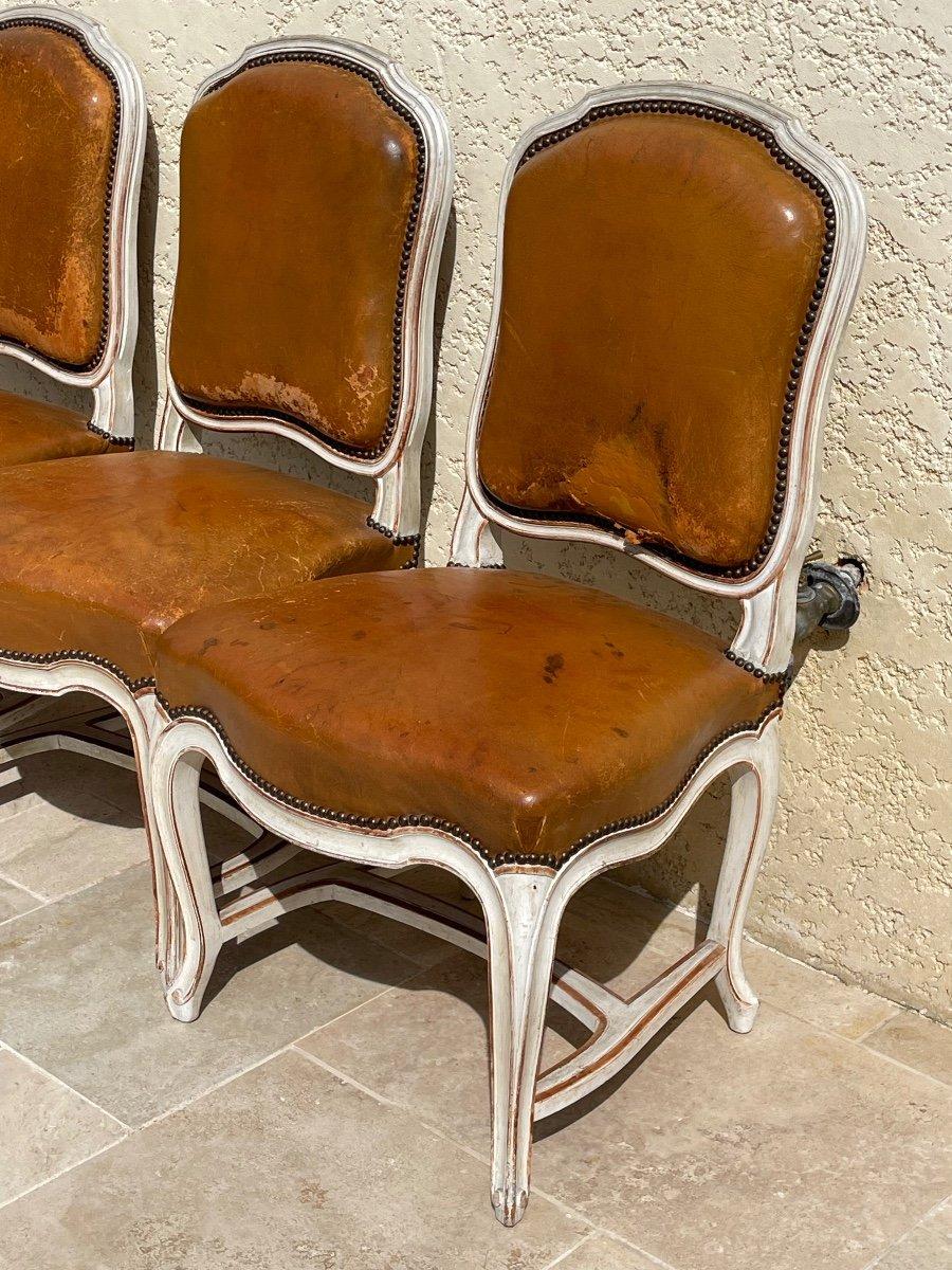 19th Century Maison Gouffé - Suite of 8 Louis XV Style Chairs For Sale