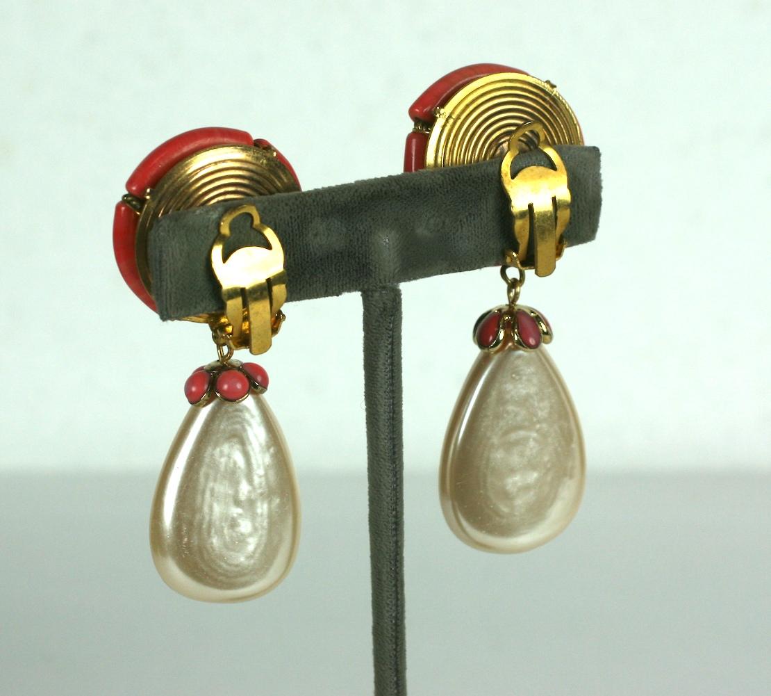 chanel baroque earrings