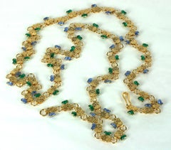 Maison Gripoix for Chanel Long Ornate Byzantine Chain