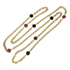 Maison Gripoix für Chanel Renaissance-Halskette mit Kette