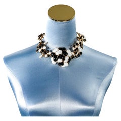 Maison Gripoix Vintage Flower Collar Necklace