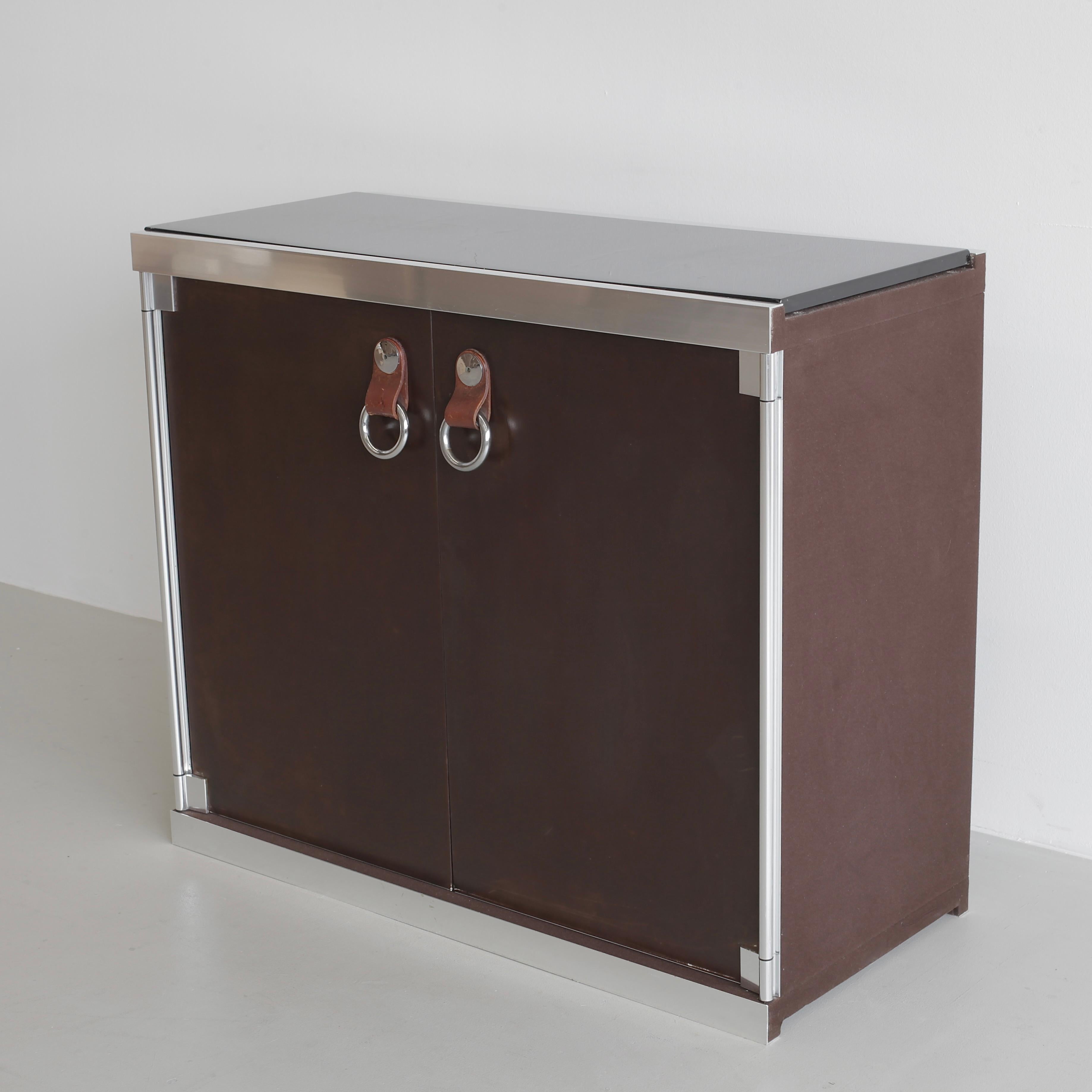 French Maison Hermes Cabinet by Guido Faleschini, 1970s