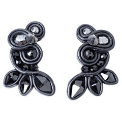 Maison HOLLEVILLE “OUTRENOIR “ Pierced Earrings 
