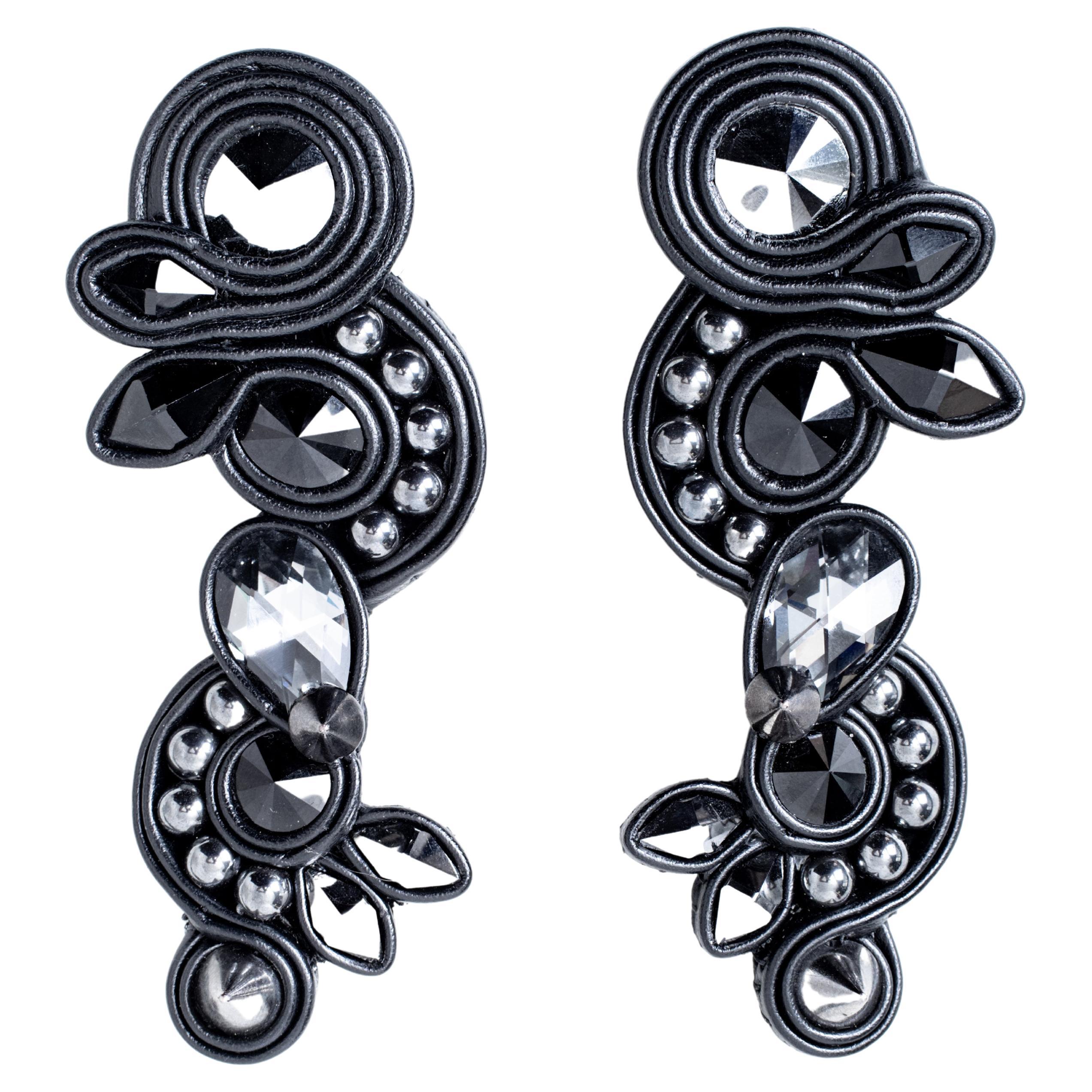 Maison HOLLEVILLE “OUTRENOIR”  Statement Earrings For Sale