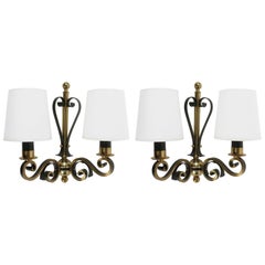 Vintage Maison Honoré Pair of Sconce, 1960s