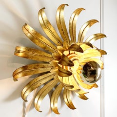 Maison Jansen Att Flower Flush Light