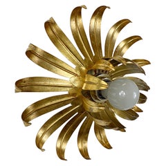 Maison Jansen Att Flower Flush Light