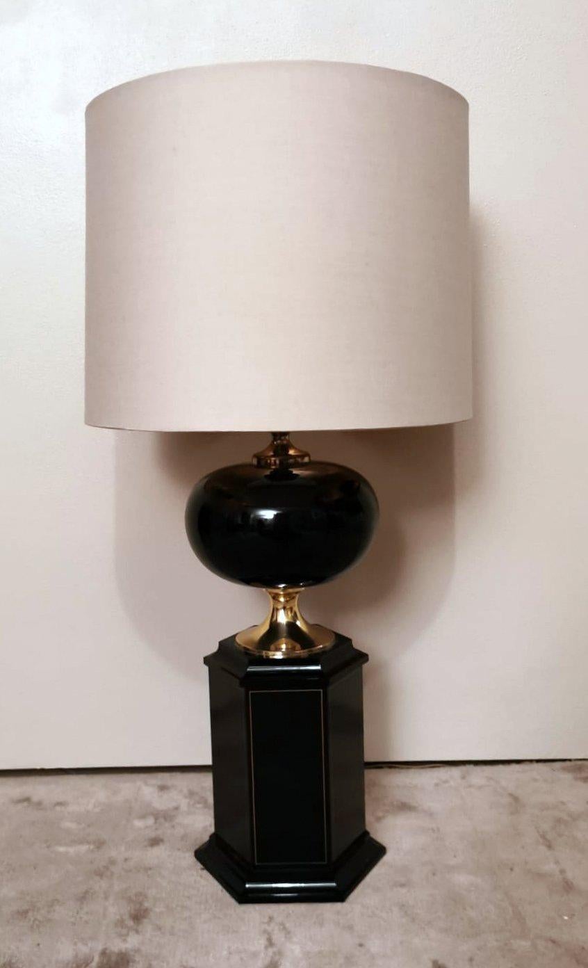 Maison Jansen Attibuted Hollywood Regency Style French Table Lamp For Sale 10