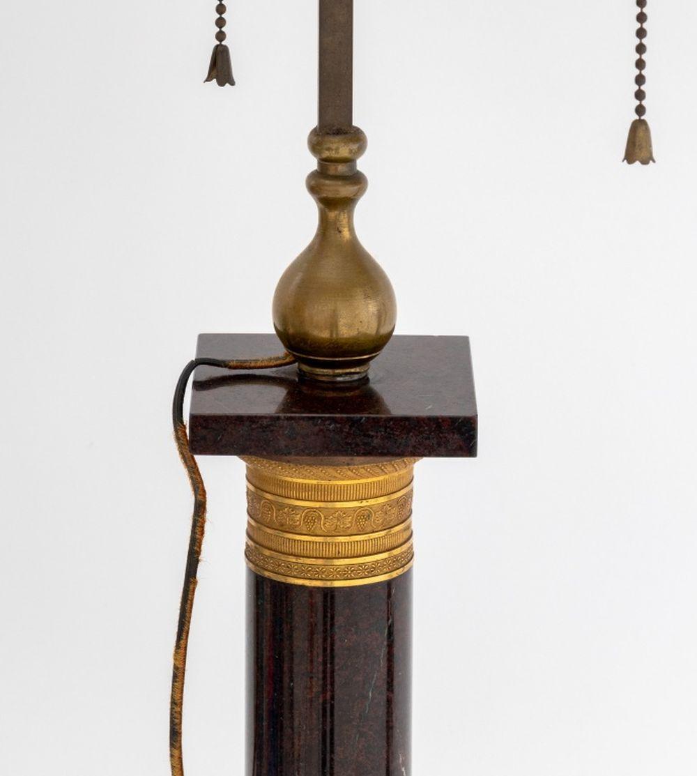 Maison Jansen Attr. Empire-Stil Marmor-Lampen, Pr. (Österreichisch) im Angebot
