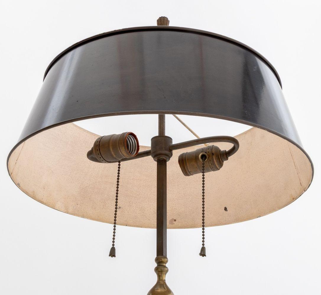 Maison Jansen Attr. Empire-Stil Marmor-Lampen, Pr. (Messing) im Angebot