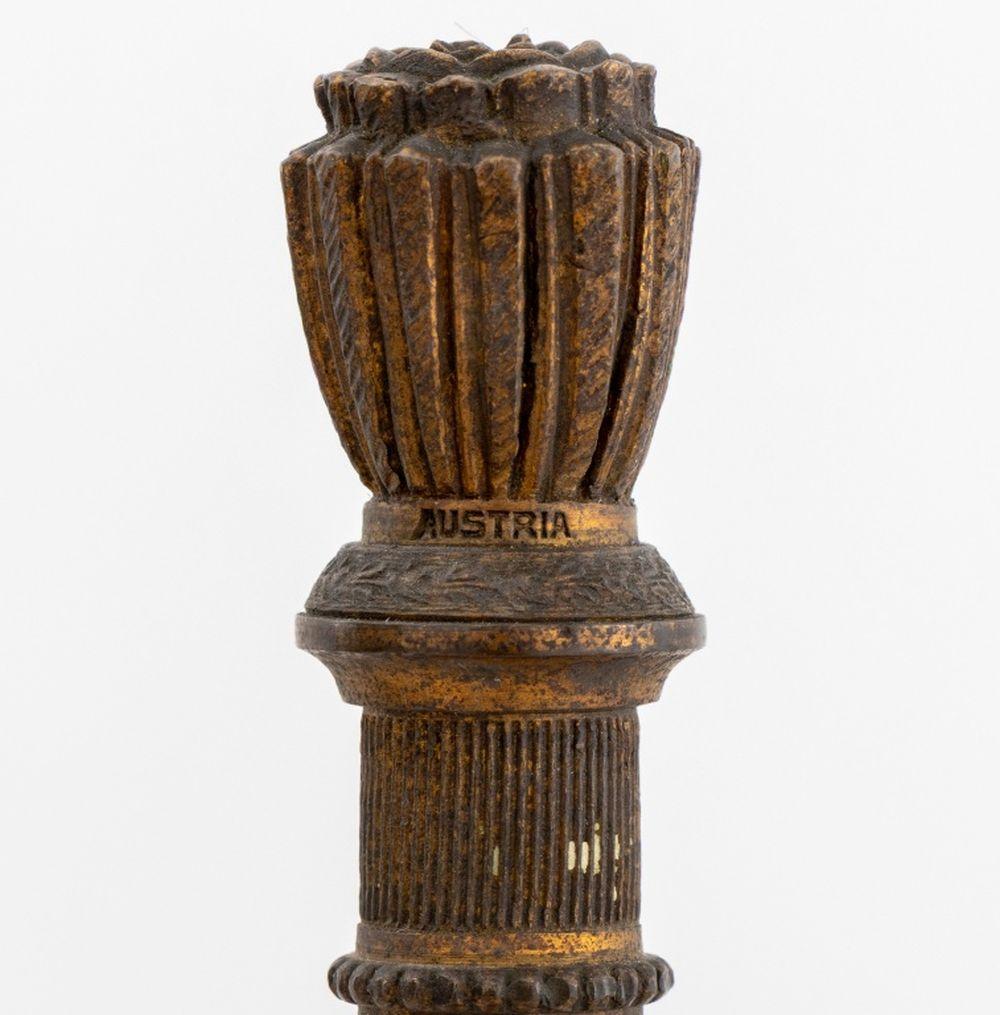 Maison Jansen Attr. Empire-Stil Marmor-Lampen, Pr. im Angebot 1