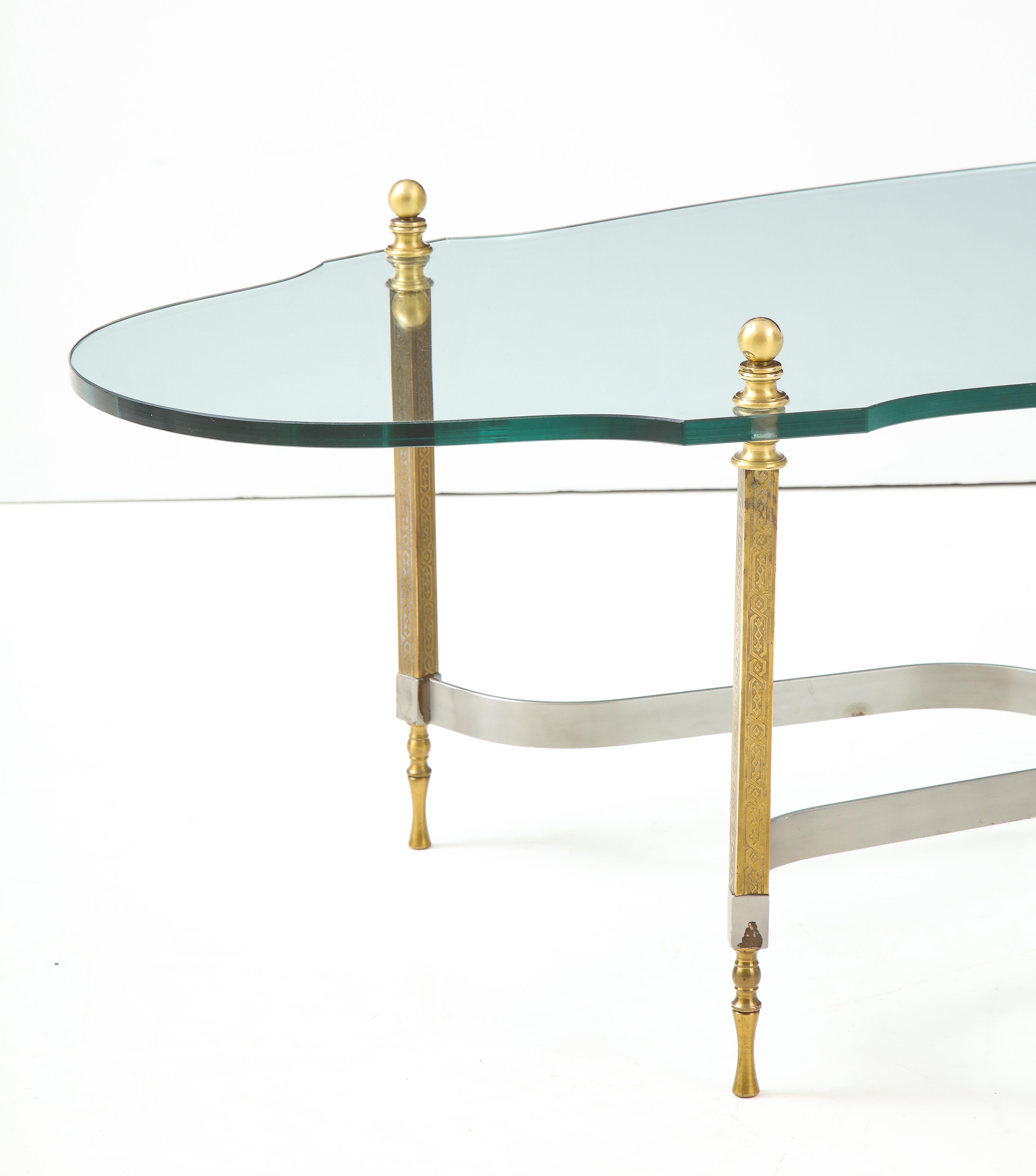 Maison Jansen Attributed Coffee Table In Good Condition For Sale In New York, NY