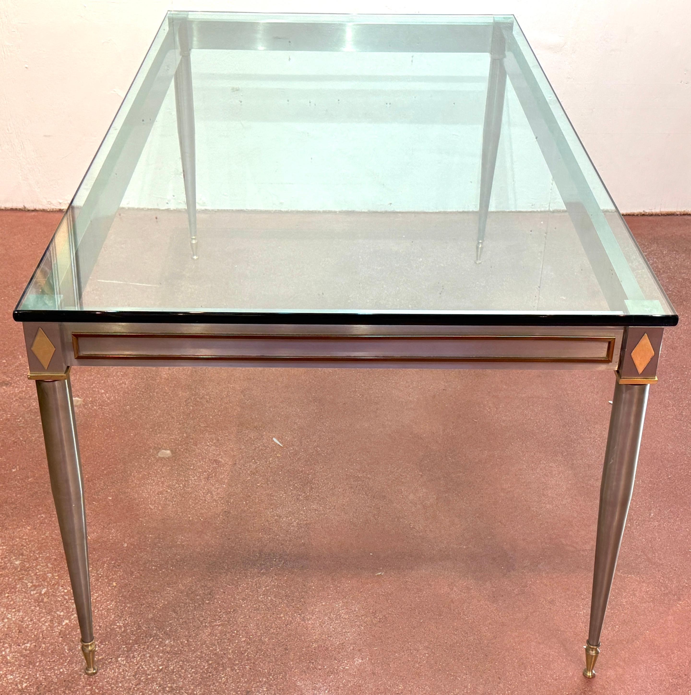 Maison Jansen Attributed Neoclassical Dining Table, France, Circa 1960s For Sale 6