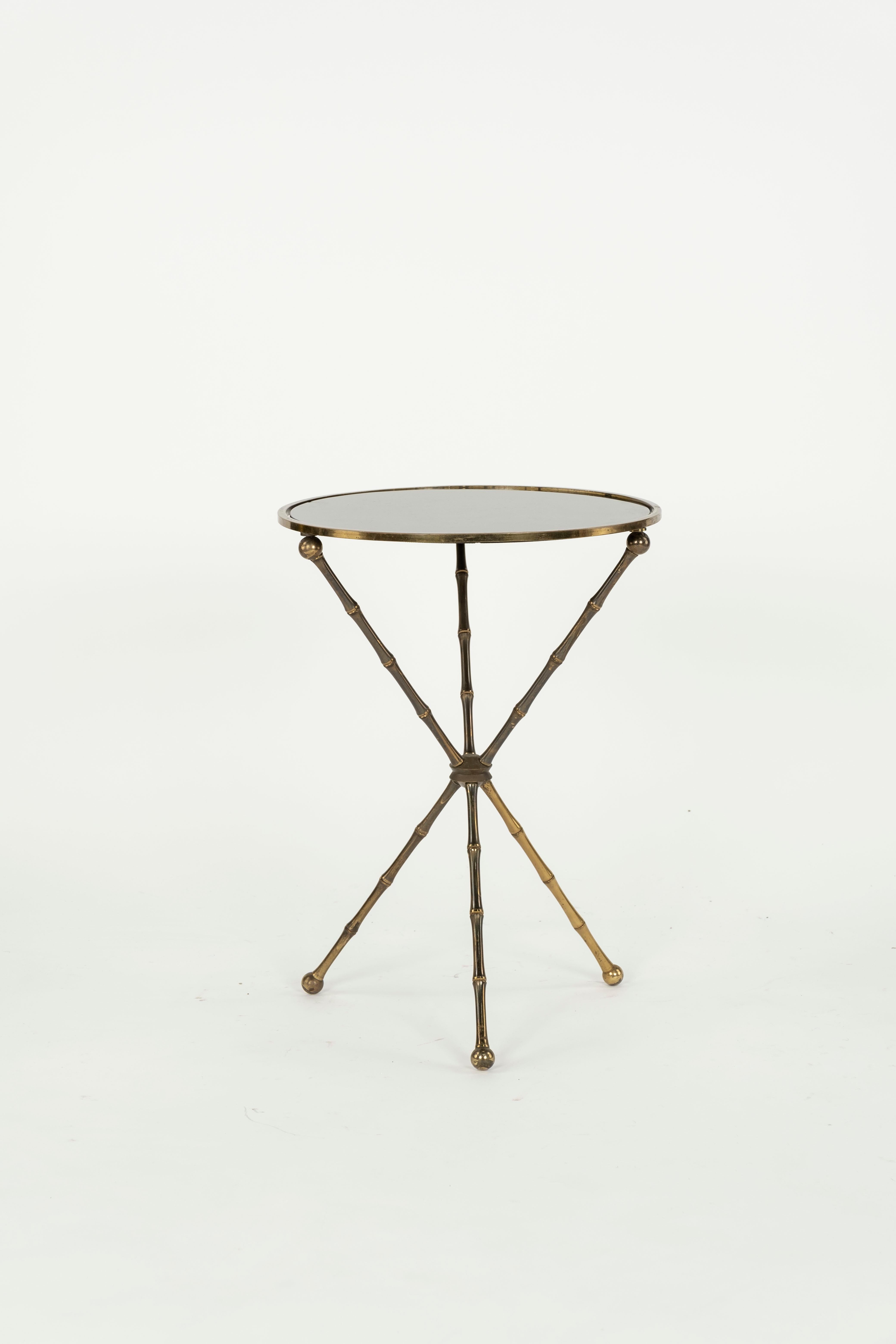 French Maison Jansen base Table with Glass Top