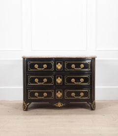 Maison Jansen Black Lacquered Commode