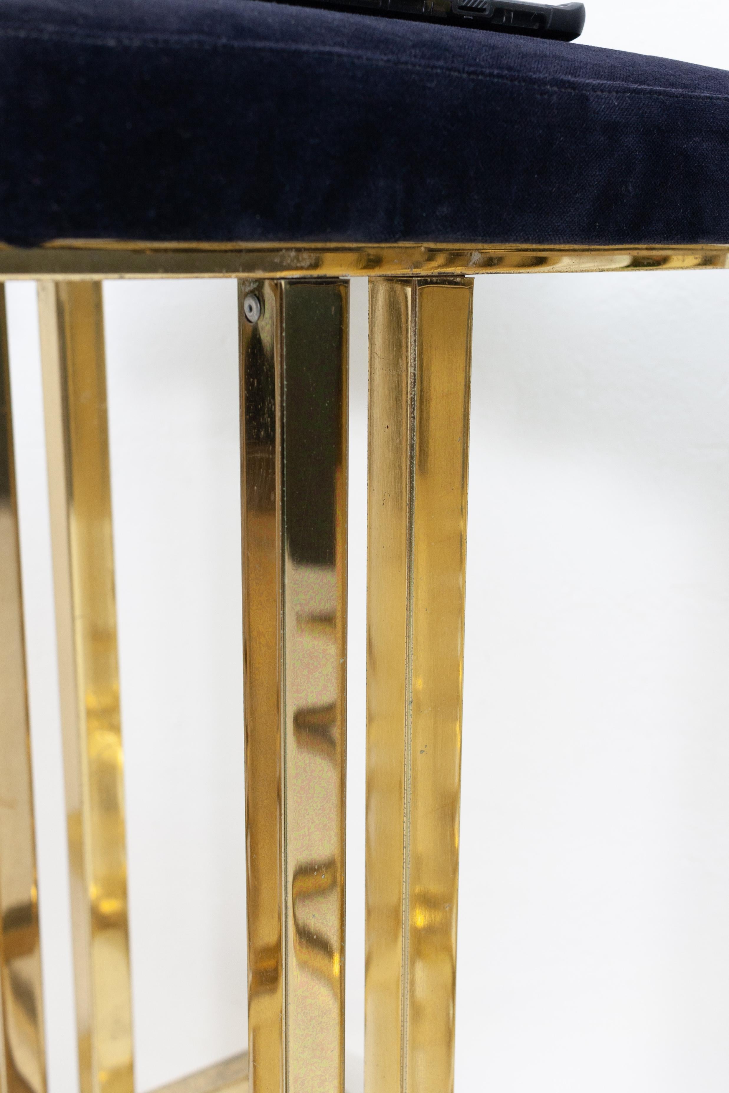 Maison Jansen Brass Bar Stools 7