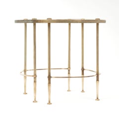Maison Jansen Brass Demilune Side Tables