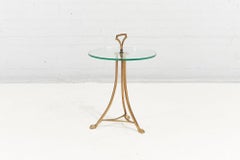 Maison Jansen Brass Gueridon Drink Table, 1970