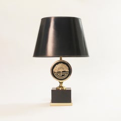 Maison Jansen, lampe de bureau en laiton vintage, rétro, Régence, Art déco, milieu du siècle dernier, années 1970