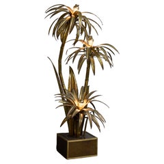 Maison Jansen Brass Tree Floor Lamp