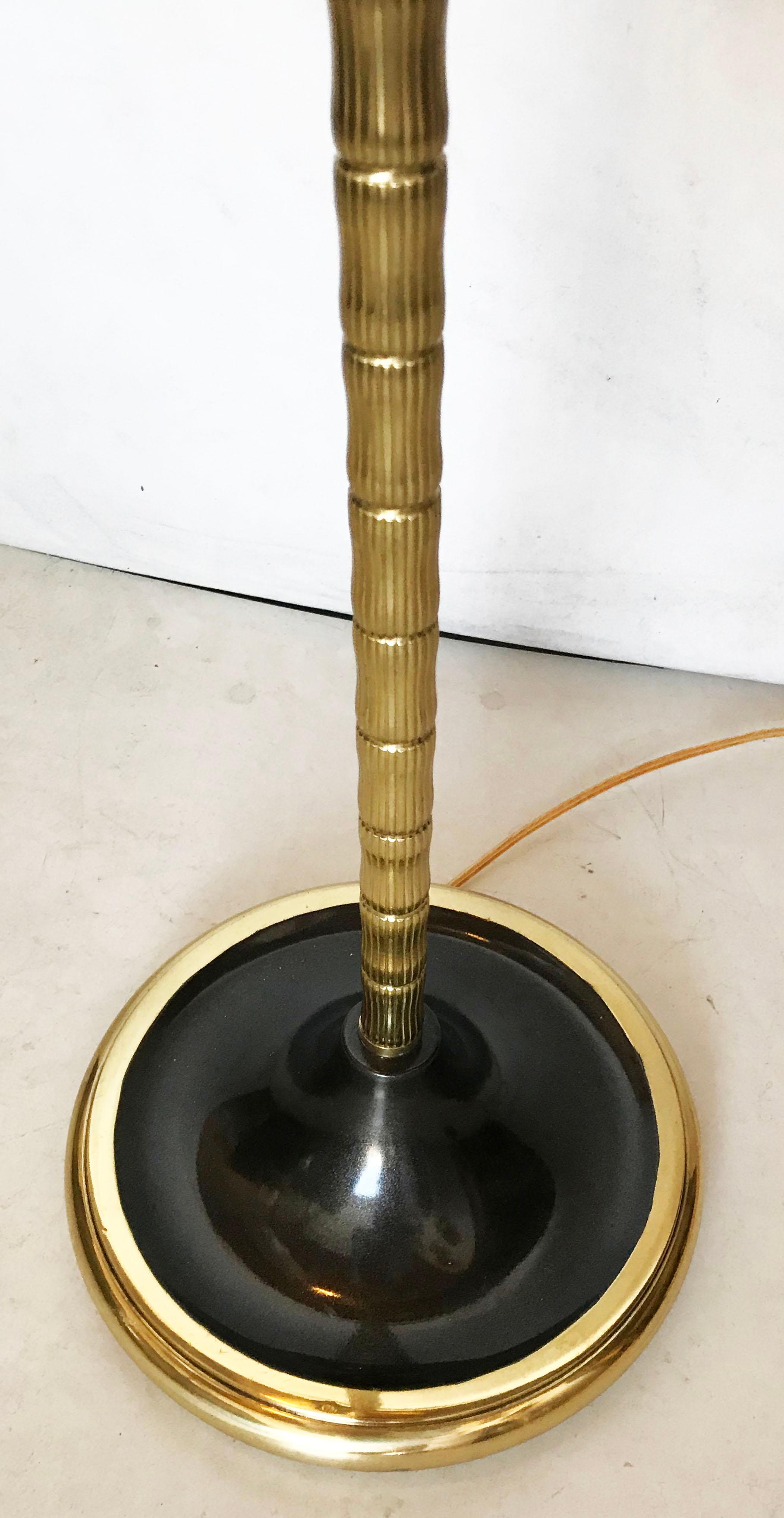 French Maison Jansen Bronze Floor Lamp For Sale