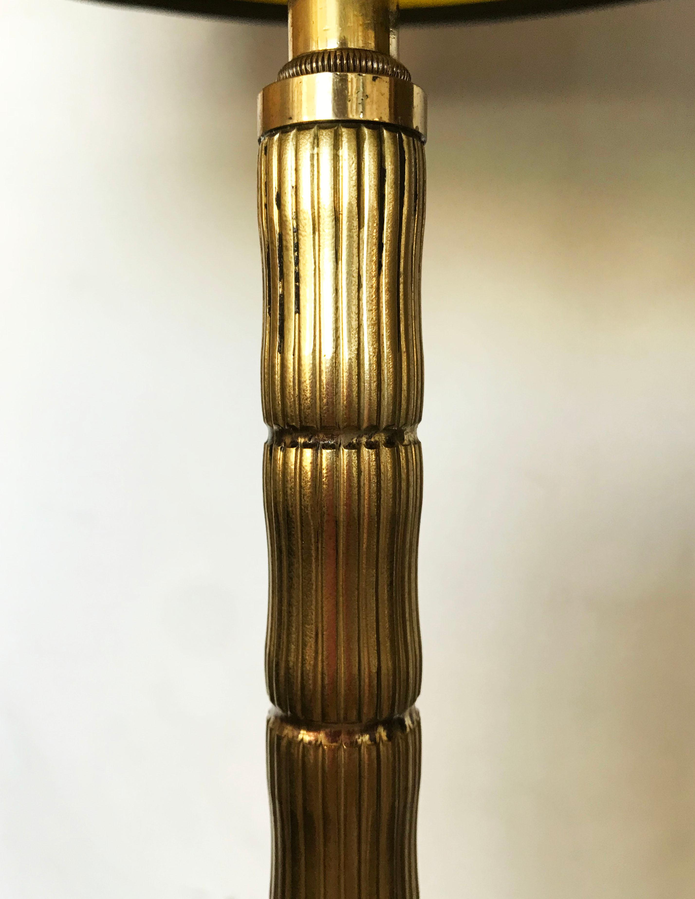 Lampadaire en bronze de la Maison Jansen Excellent état - En vente à Miami, FL