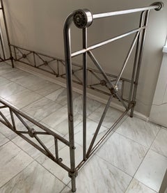 Maison Jansen Campaign Style Steel Daybed