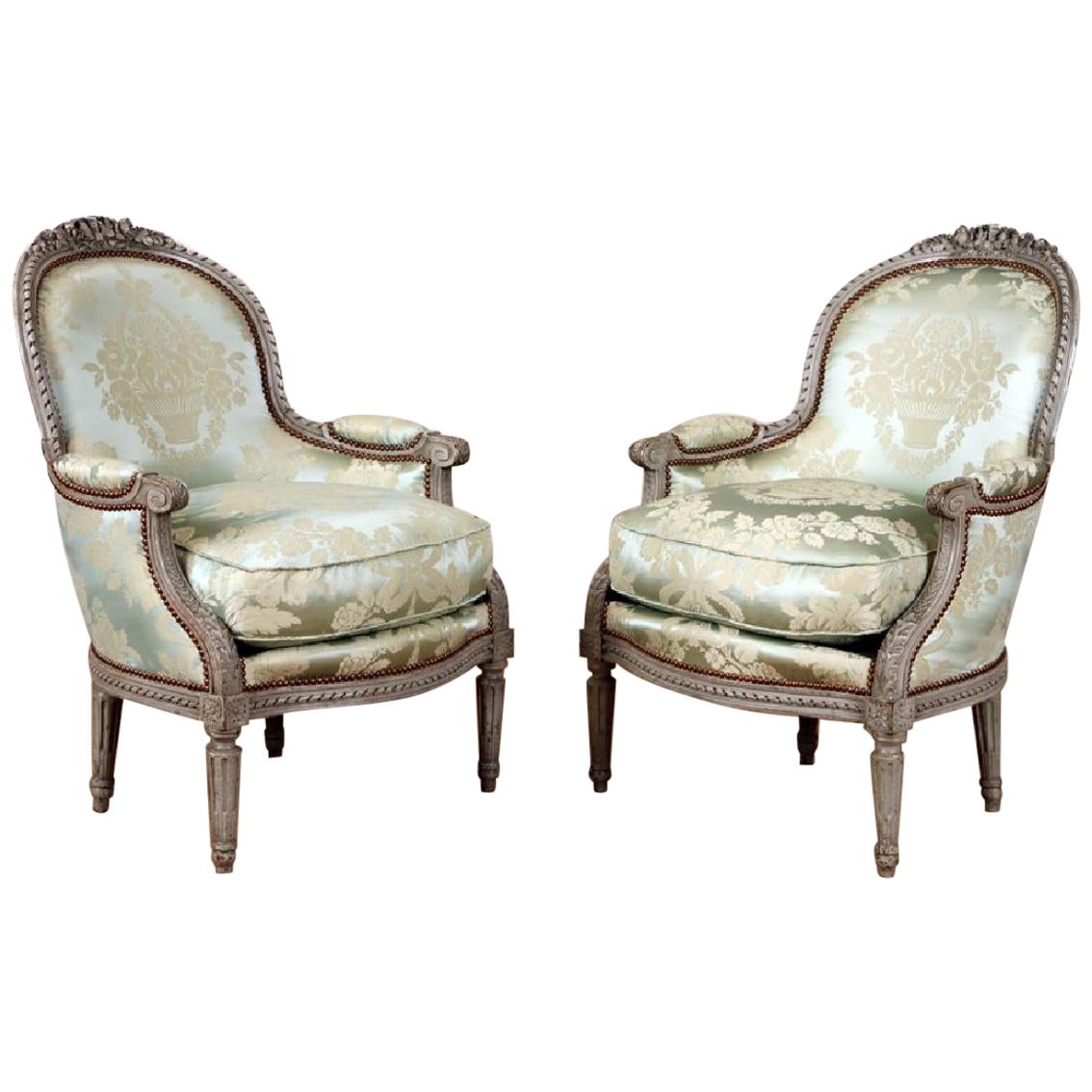 Antique and vintage bergere chairs 922 for sale at 1stdibs
