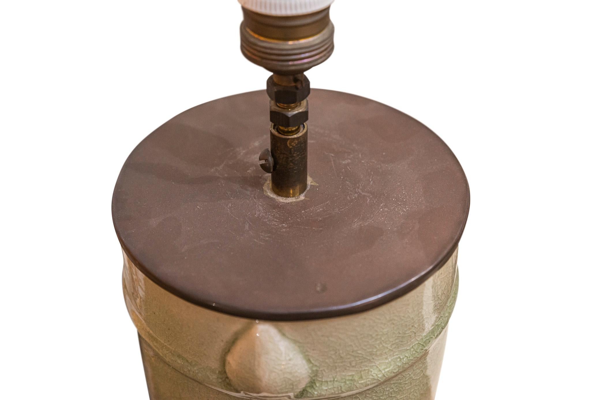 French Maison Jansen, Ceramic Table Lamp, France, circa 1970
