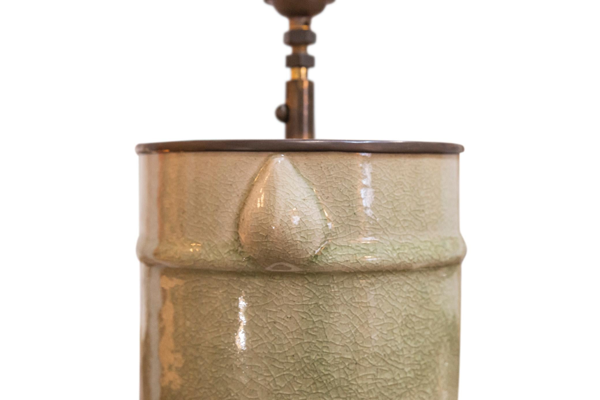 Maison Jansen, Ceramic Table Lamp, France, circa 1970 In Good Condition For Sale In Nice, Cote d' Azur