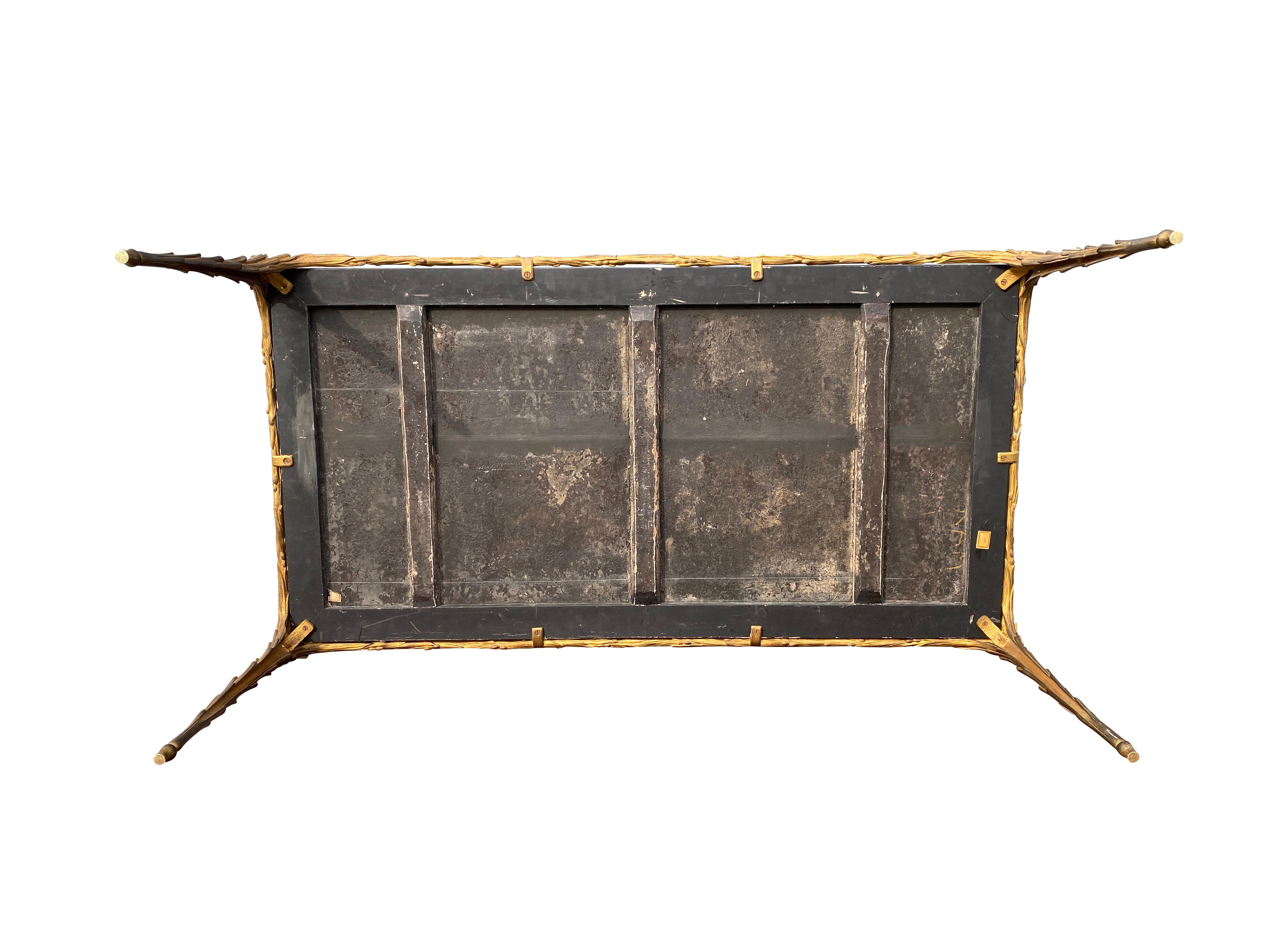 Maison Jansen Chinoiserie and Gilt Bronze Coffee Table 1