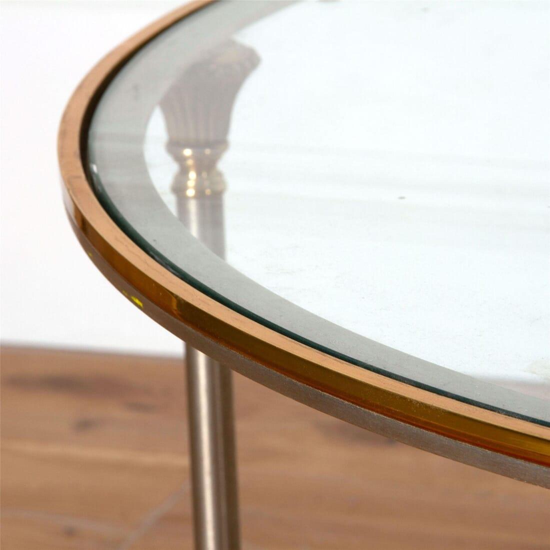 Mid-Century Modern Maison Jansen Circular Coffee Table