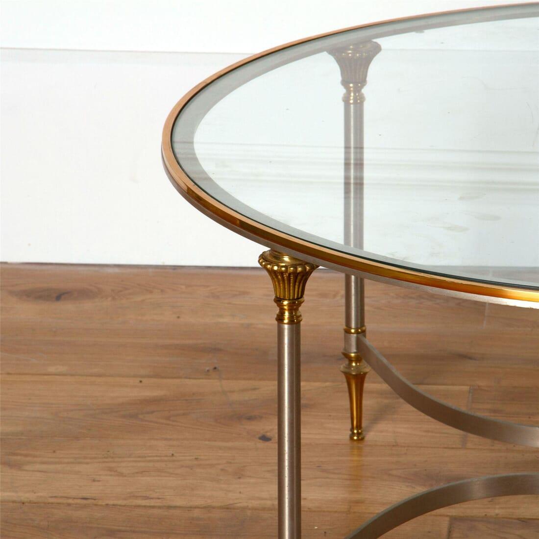 Maison Jansen Circular Coffee Table In Good Condition In Gloucestershire, GB