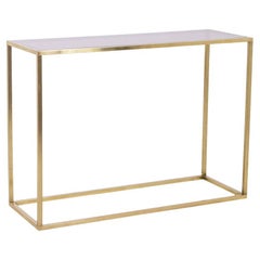 Maison Jansen. Console in gilded brass. 1970s.