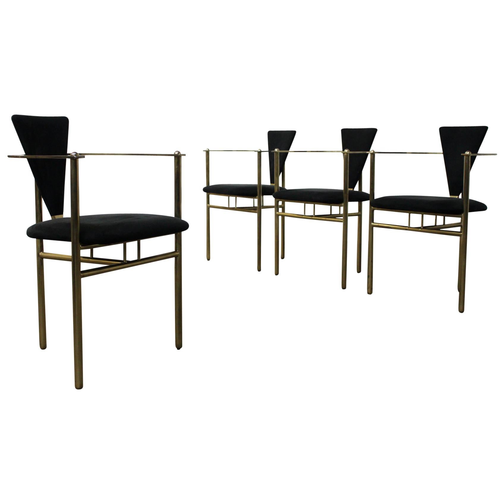  Dining Room Chairs, 4 available For Sale
