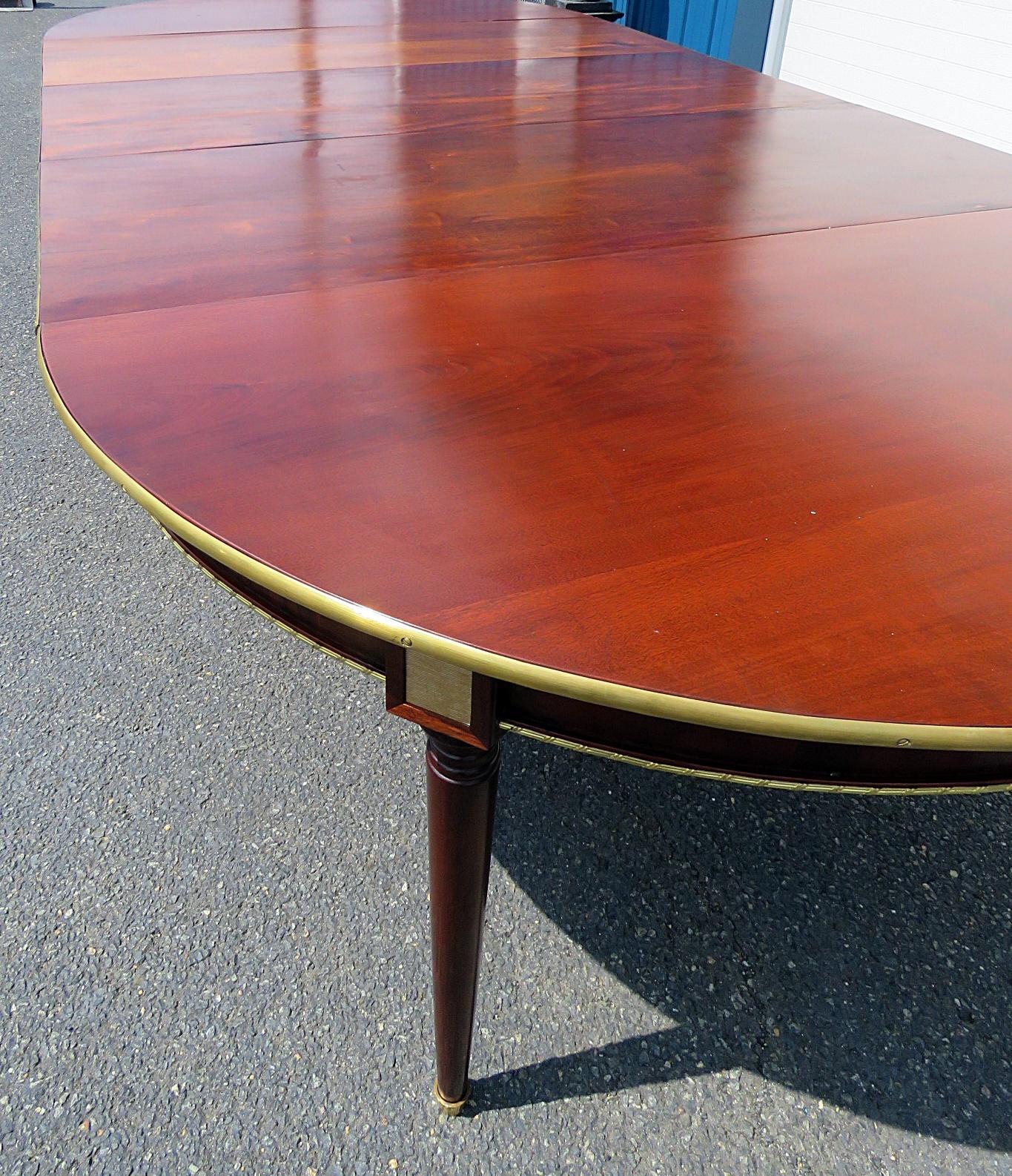 Maison Jansen Directoire Style Dining Room Table For Sale 1