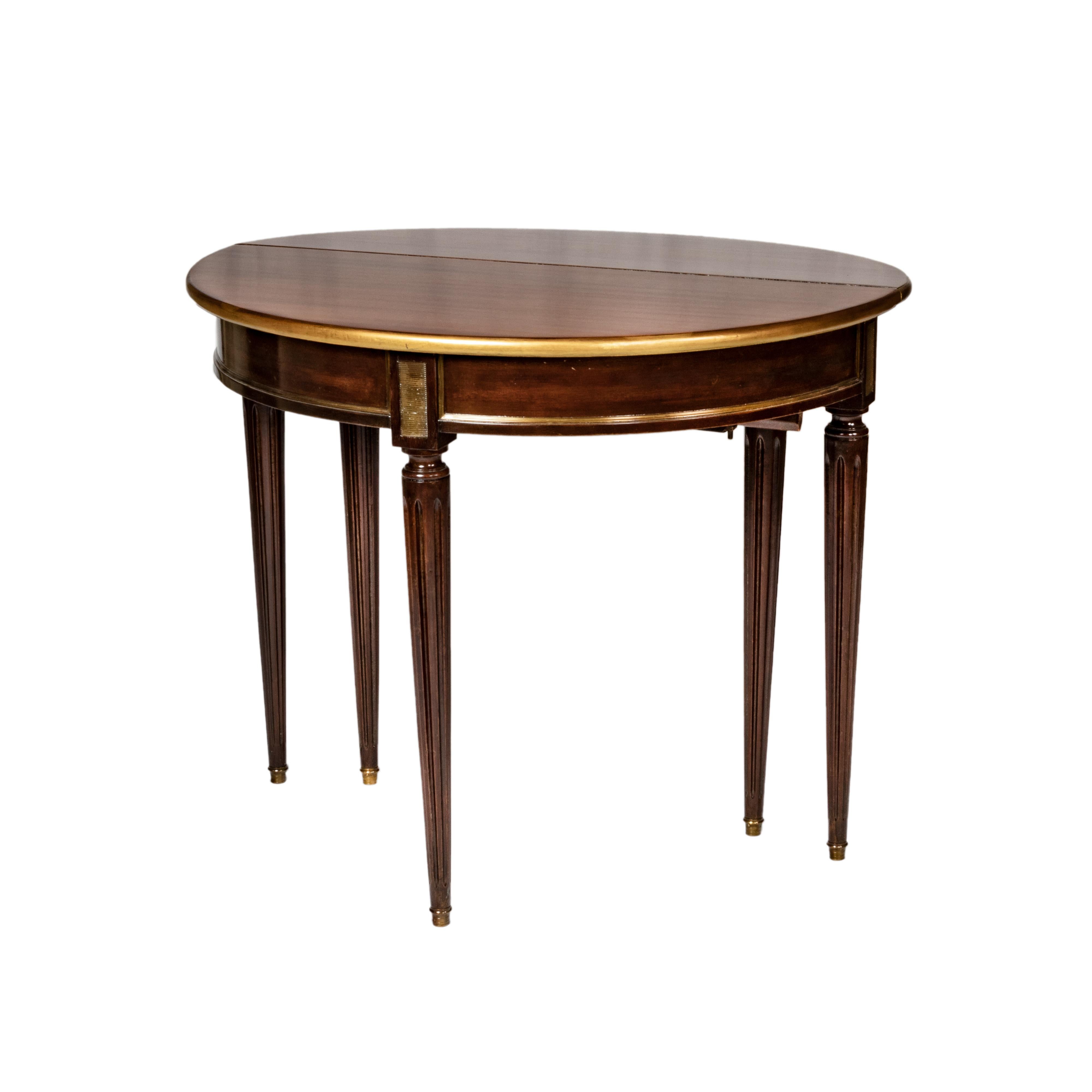 Cast Maison Jansen Directoire Style Dining Room Table For Sale