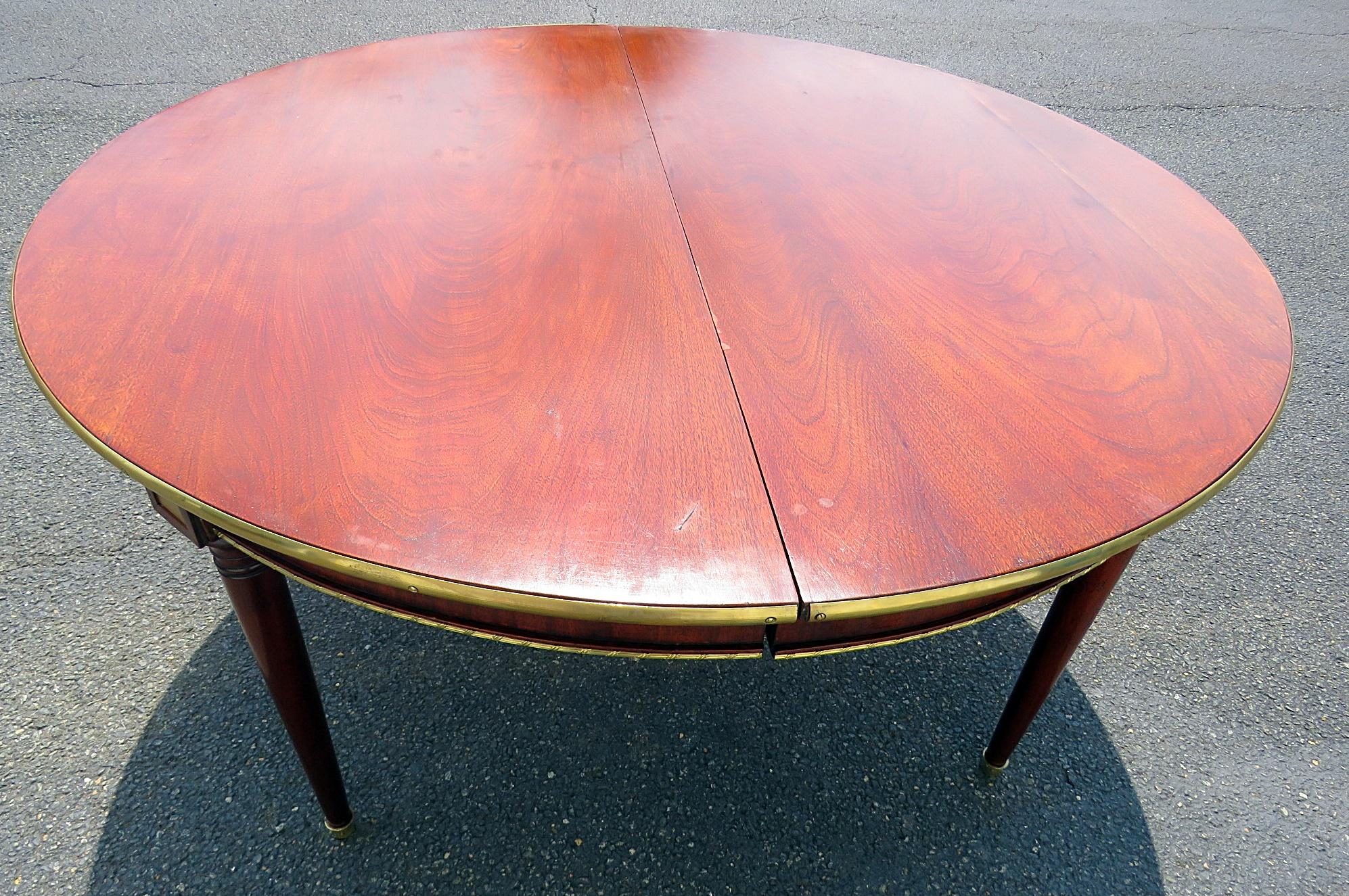 Français Table de salle à manger de style Directoire de la Maison Jansen