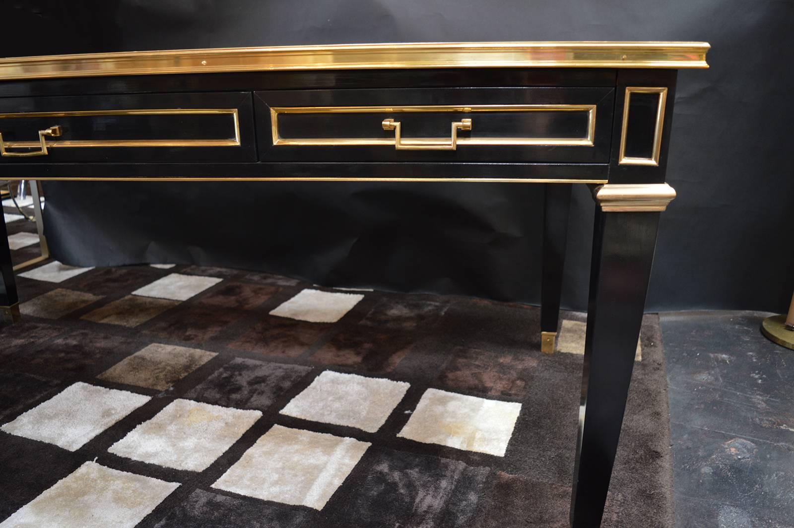 Louis XVI Maison Jansen Ebonized Desk