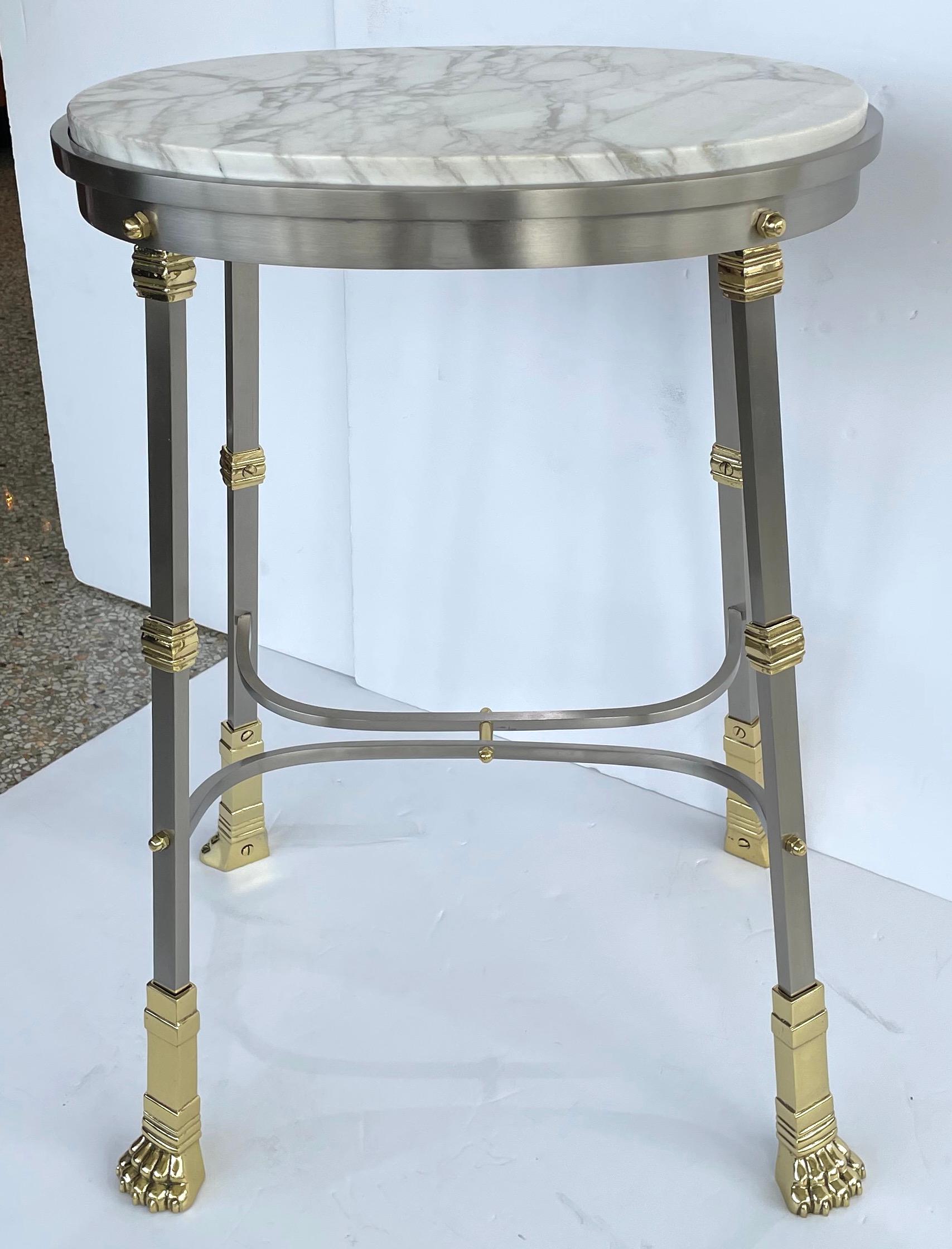 French Maison Jansen Empire Revival Side Table For Sale
