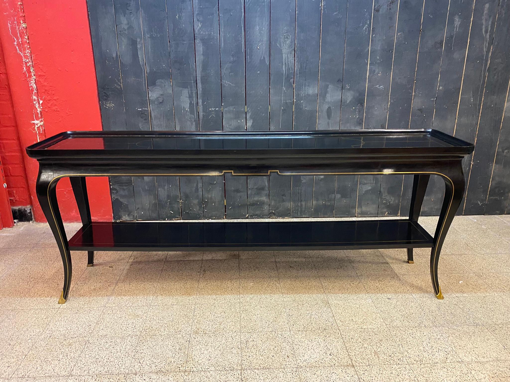 Maison Jansen, Exceptional Large Neo Classic Console Table, circa 1950/1960 For Sale 4