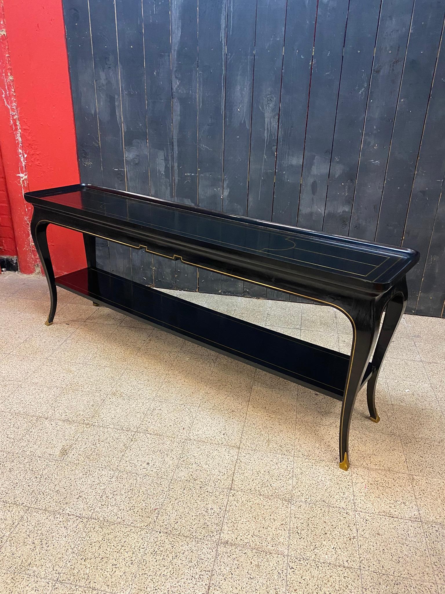 Maison Jansen, Exceptional Large Neo Classic Console Table, circa 1950/1960 For Sale 6