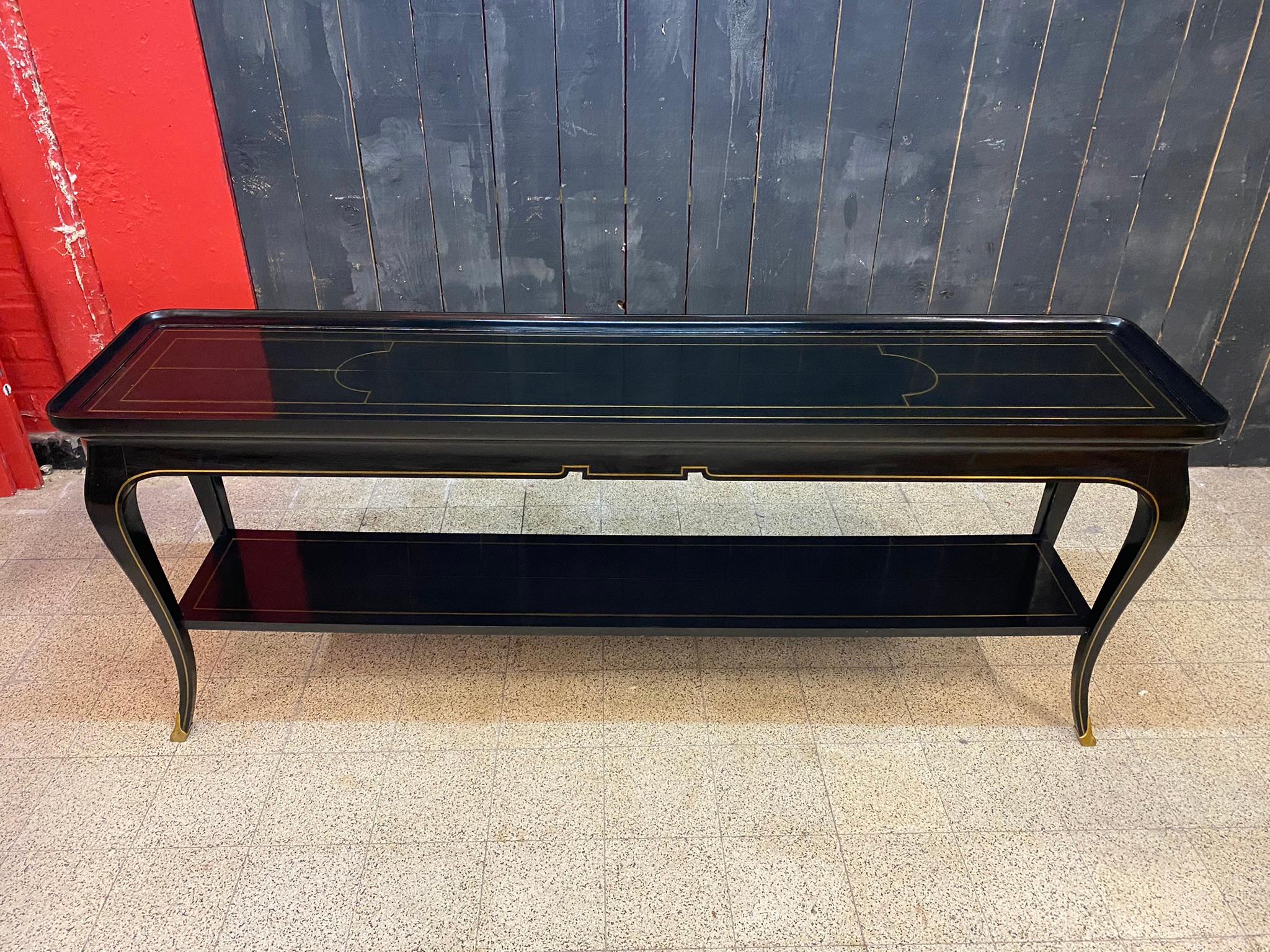 Maison Jansen, Exceptional Large Neo Classic Console Table, circa 1950/1960 In Good Condition For Sale In Saint-Ouen, FR