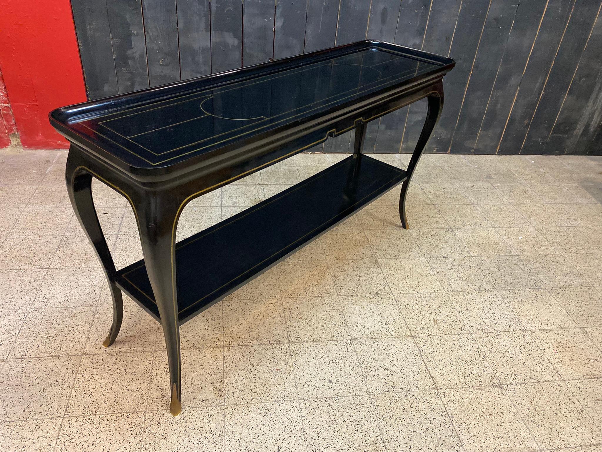 Exceptionnelle table console noclassique de la Maison Jansen, vers 1950/1960 en vente 5