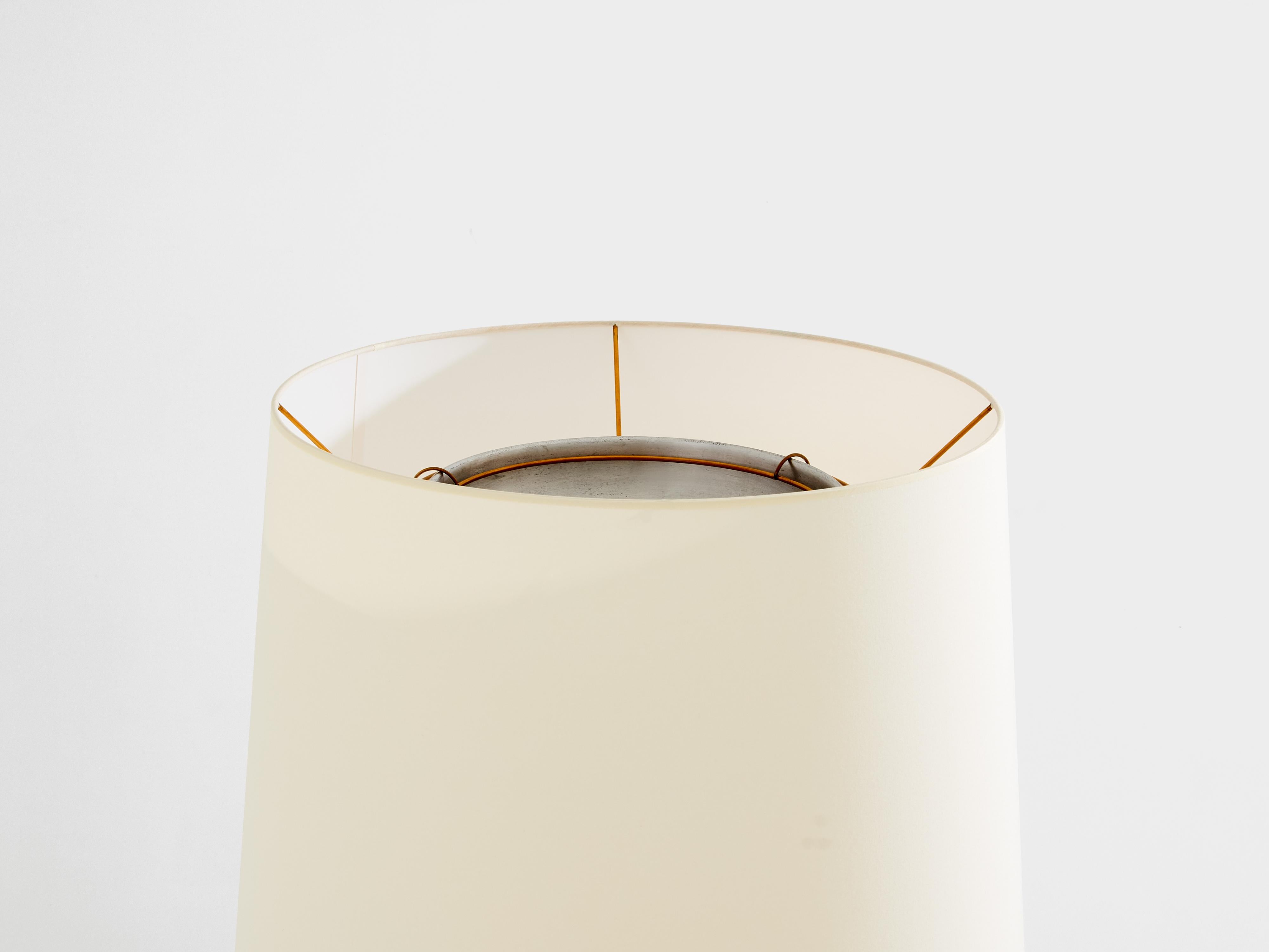 Lampada da terra in bronzo dorato a fogliame Maison Jansen anni '50 in vendita 1